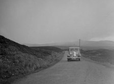 Rover of SJ Clutterbuck competing in the RSAC Scottish Rally, 1936. Artist: Bill Brunell.