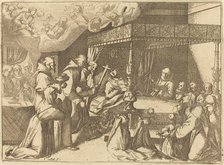 The Death of the Queen, 1612. Creator: Jacques Callot.