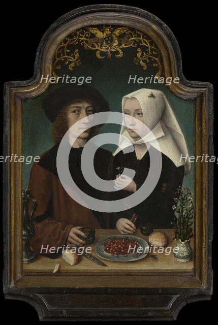 The Painter and His Wife, 1496. Creator: Master of Frankfurt.