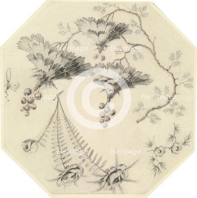 Pagoda Flowers and Roses. Creator: Jean-Baptiste Pillement.