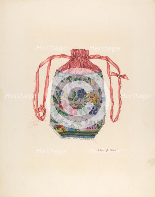 Beaded Bag, c. 1941. Creator: Dolores Haupt.