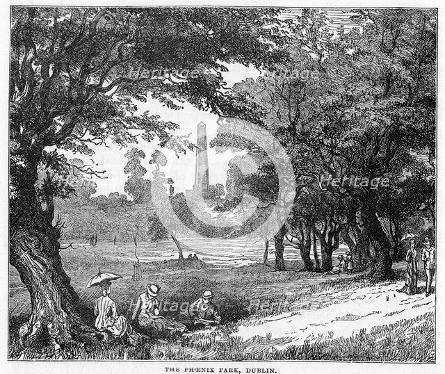 The Phoenix Park, Dublin, 19th century. Artist: Unknown