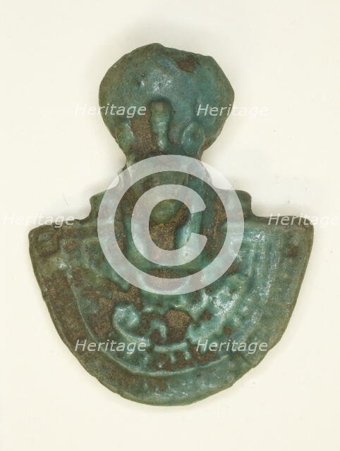 Pectoral Amulet of the Goddess Bastet, Egypt, Third Intermediate Period, Dynasty 21-25 (1070-656 BCE Creator: Unknown.