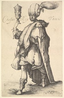 Caspar, after a series of the three magi by Jacques Bellange. Creator: Jacques Bellange.