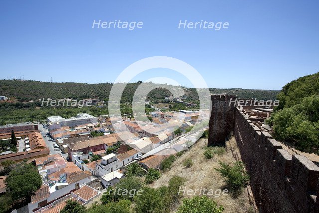 Silves Castle and the surrounding landscape, Silves, Portugal, 2009. Artist: Samuel Magal