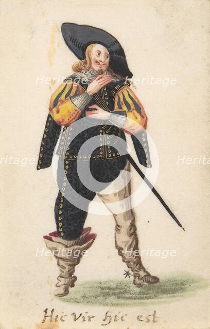 A Standing Cavalier, late 16th-early 17th century. Creator: Anon.