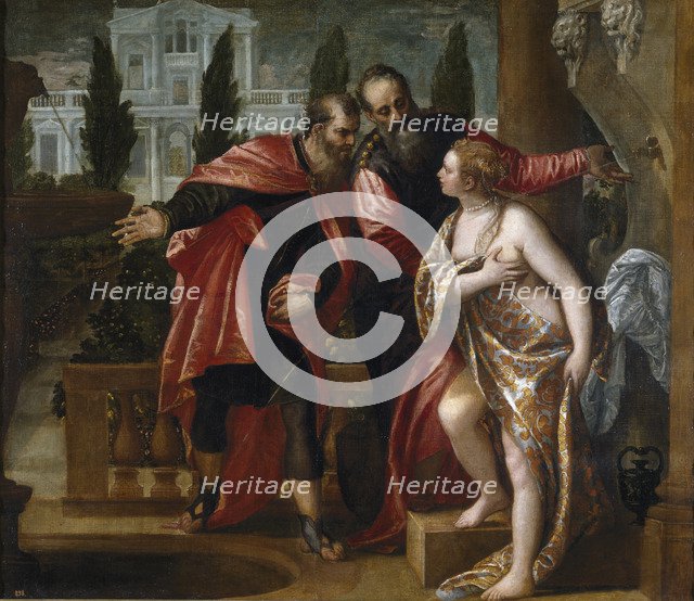 Susannah and the Elders. Artist: Veronese, Paolo (1528-1588)
