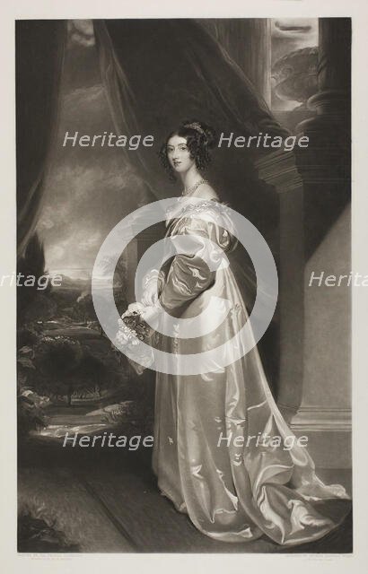 The Duchess of Richmond, 1842. Creator: George Raphael Ward.