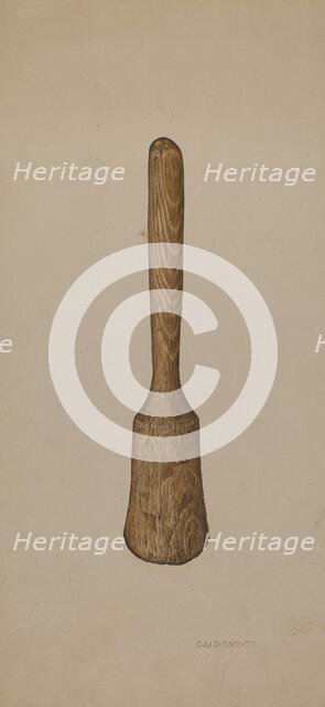 Potato Masher, c. 1940. Creator: Clarence W Dawson.