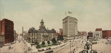 Panorama of Campus Martius, Detroit, Michigan, ca 1900. Creator: Unknown.