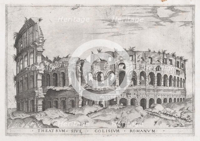 Speculum Romanae Magnificentiae: The Coloseum, 16th century., 16th century. Creator: Anon.