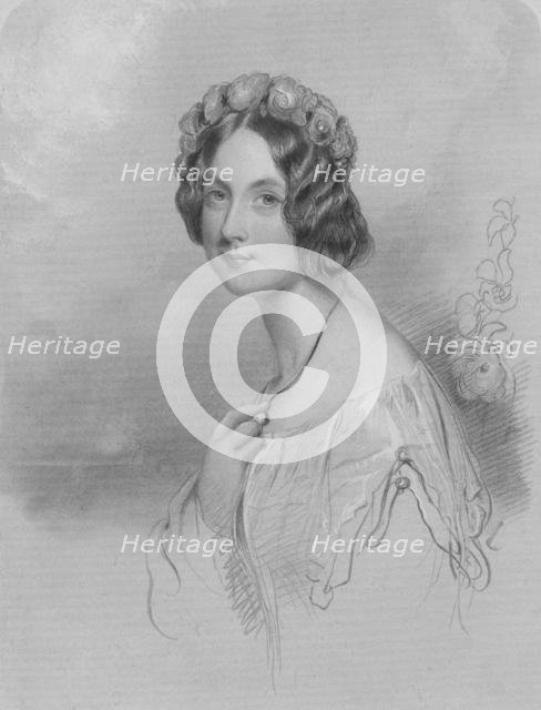'Honourable Helen Duncombe', mid 19th century. Creator: WH Egleton.