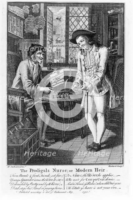 The Prodigal's Nurse or Modern Heir, 1750.