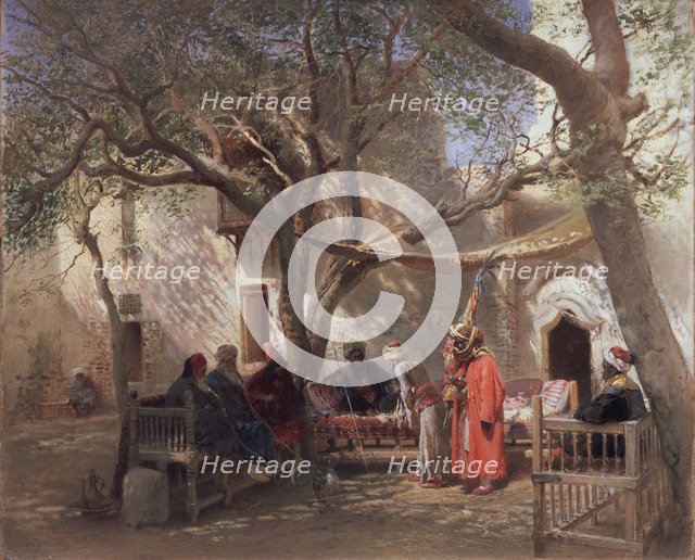 Dervishes in Cairo. Artist: Makovsky, Konstantin Yegorovich (1839-1915)