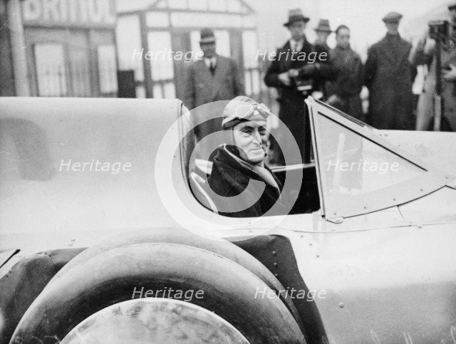 Malcolm Campbell in Bluebird, 1935. Artist: Unknown