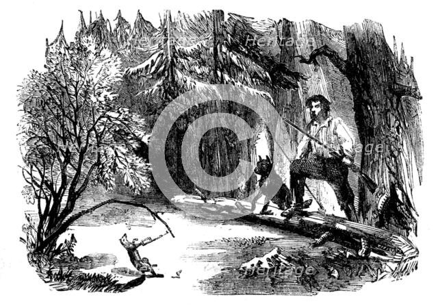 Sporting Scenes in Canada - Round the Traps, 1858. Creator: Unknown.