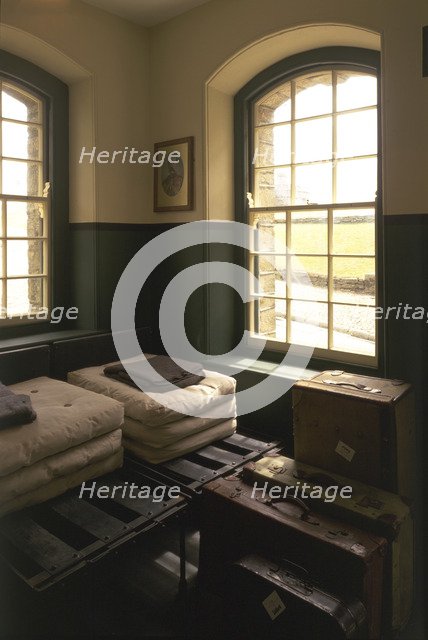 World War I guardrooms at Pendennis Castle, Cornwall, 1997. Artist: N Corrie
