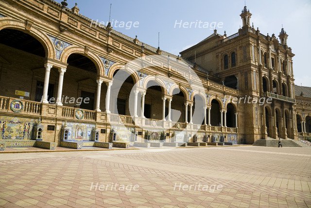 Plaza de Espana, Seville, Andalusia, Spain, 2007. Artist: Samuel Magal