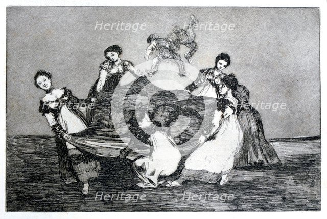 'Female Riddle', 1819-1823. Artist: Francisco Goya