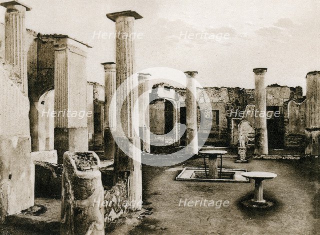 Casa di Marco Olconio, Pompeii, Italy, c1900s. Creator: Unknown.