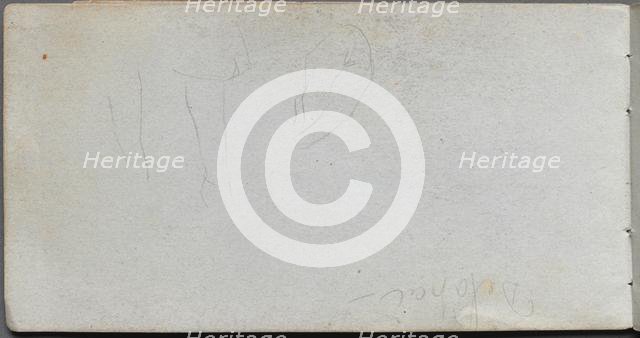 Sketchbook, page 02: Studies of Legs. Creator: Ernest Meissonier (French, 1815-1891).