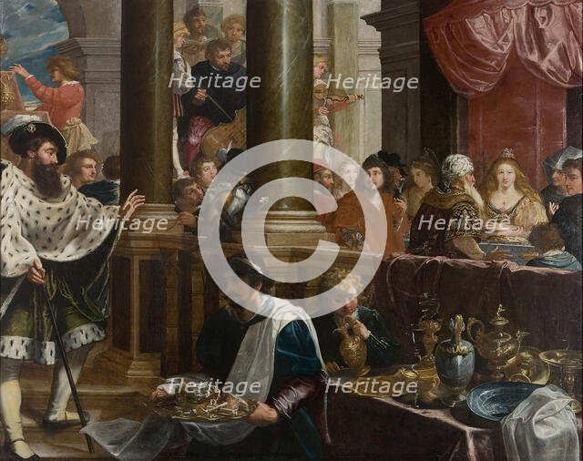 A Feast;A Banquet, 1622. Creator: Isaac Isaacsz.