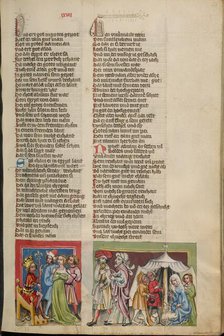 Sarah before Pharaoh: Discussion of Abraham and Lot about the Division of the Land, about 1400-1410. Creator: Unknown.