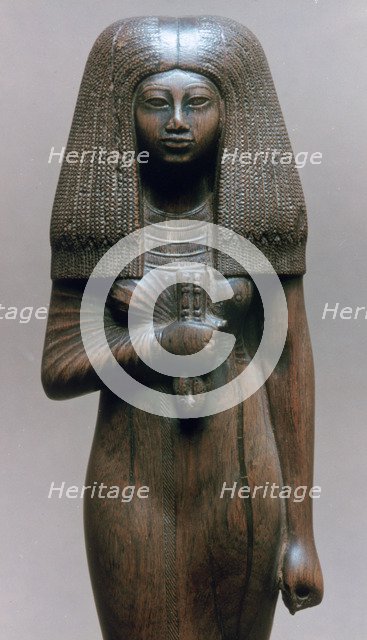 'Toui, Priestess of Min', New Kingdom, Egyptian, 18th Dynasty. Artist: Unknown