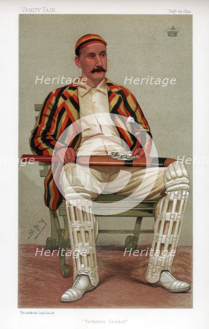 'Yorkshire Cricket', 1892. Artist: Spy