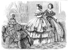Fashions for December, 1858. Creator: Unknown.