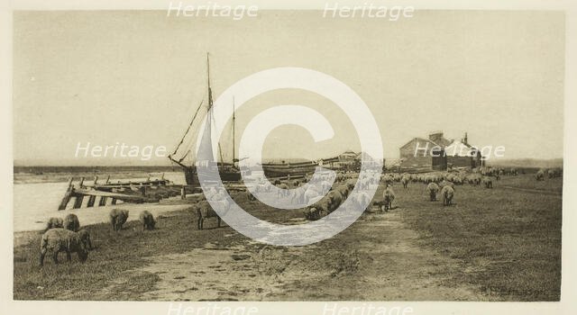 Blackshore, River Blythe (Suffolk), c. 1883/87, printed 1888. Creator: Peter Henry Emerson.