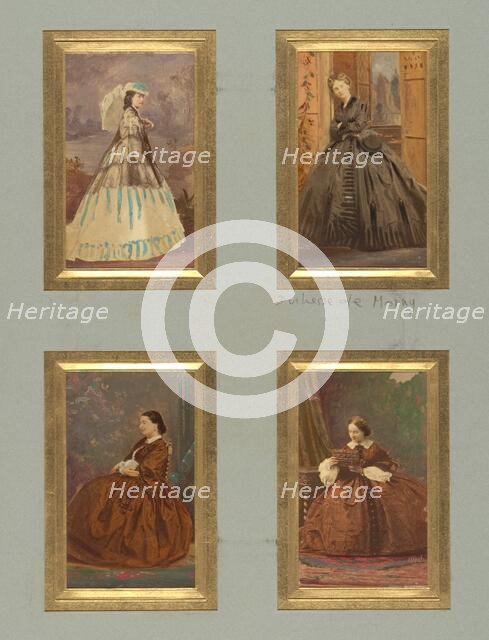 [Unknown Sitters and Duchesse de Morny], before 1865. Creator: Pierre-Louis Pierson.