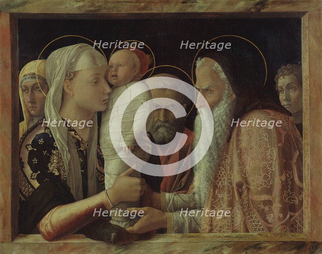 The Presentation in the Temple, ca 1465. Artist: Mantegna, Andrea (1431-1506)