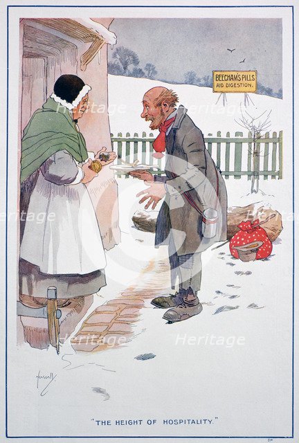 Beecham's Pills advertisement, 1913. Artist: Unknown