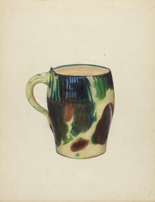 Large Mug, c. 1936. Creator: Mina Lowry.