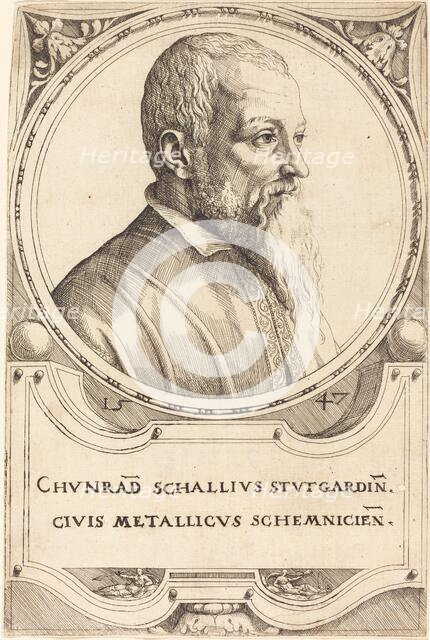 Conrad Schall, 1547. Creator: Augustin Hirschvogel.