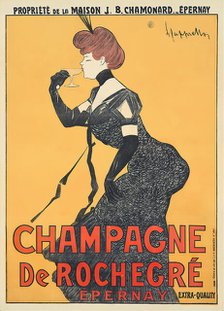 Champagne De Rochegré, 1900s. Creator: Cappiello, Leonetto (1875-1942).