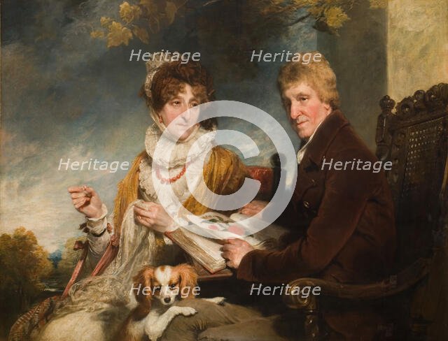 Portrait Of A Man And Woman, 1818. Creator: William Owen.