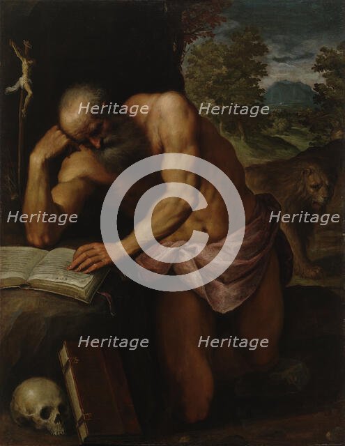 Saint Jerome, c1595-1600. Creators: Jacopo Palma, St Jerome.