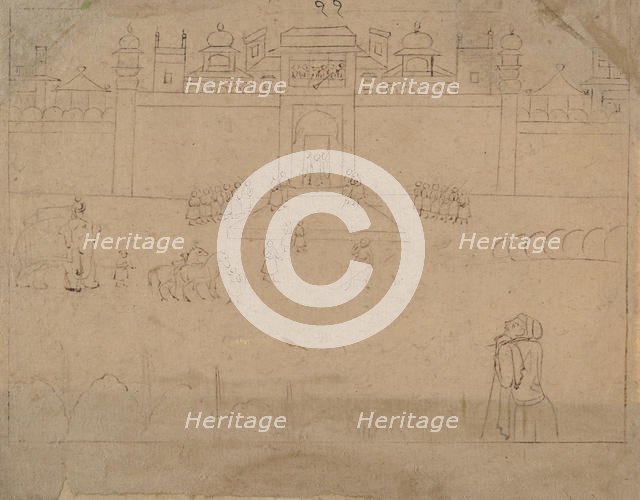 Cityscape, 19th century. Creator: Unknown.