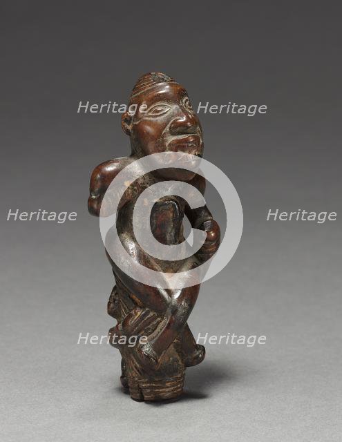 Male Figurine or Finial, early 1800s-early 1900s. Creator: Unknown.