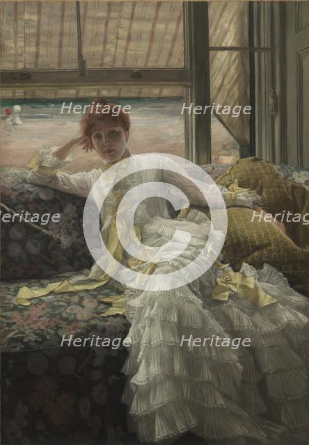 Seaside (July: Specimen of a Portrait), 1878. Creator: James Tissot (French, 1836-1902).