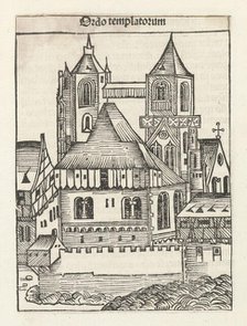 Ordo templatorum from Liber Chronicarum, 1493. Creator: Wolgemut, Michael (1434-1519).