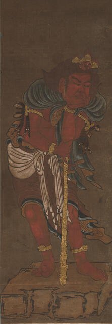 Attendant of Fudo Myoo, 14th century. Creators: Ryushu Shutaku, Unknown.