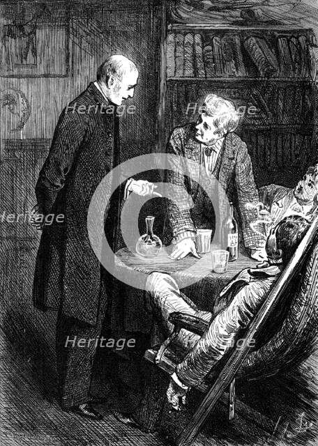 "What right have you to drink whisky? You've never been in Scotland...", 1881. Creator: R&E Taylor.