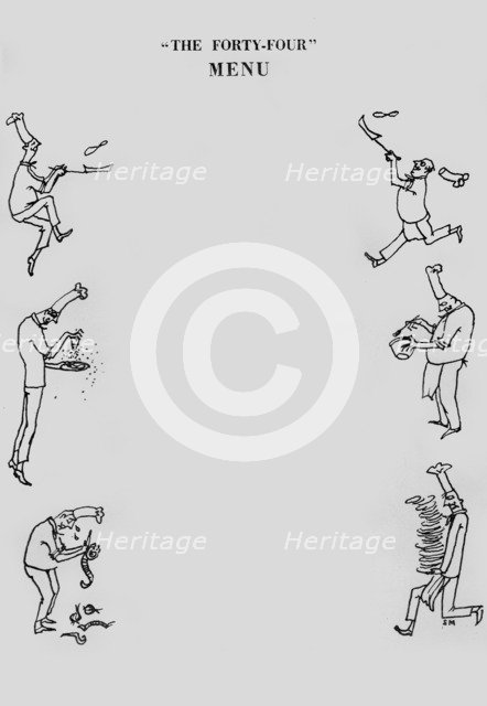 The "Forty-Four" restaurant menu, c1955. Creator: Shirley Markham.