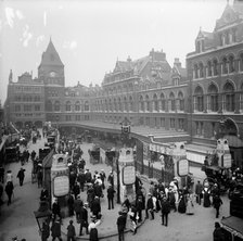 Liverpool Street Station, London, from the south-east, c1905. Artist: Unknown