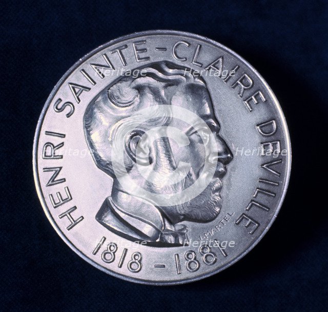 Henri Etienne St Claire Deville, 19th century French chemist, (c1955). Artist: Unknown