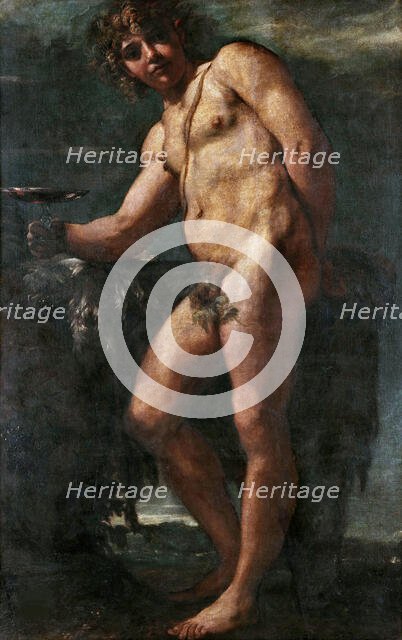 Bacchus, ca 1590. Creator: Carracci, Annibale (1560-1609).