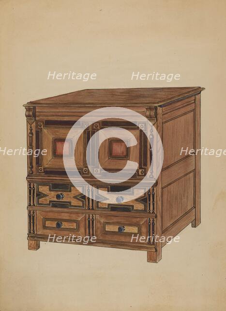 Chest of Drawers, 1936. Creator: Thomas J. Eliot.